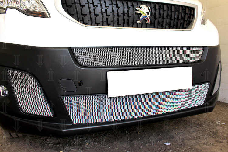 Сетка защитная в бампер Standart хром Strelka Peugeot Expert​ II 2007-2019 17005
