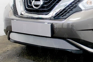 Сетка защитная в бампер Standart хром Strelka Nissan Murano (Z52) 2015-2019 ― Auto-Clover