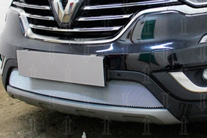 Сетка защитная в бампер Standart хром Strelka Renault Koleos 2016-2019 ― Auto-Clover