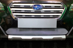 Сетка защитная в бампер Standart хром Strelka Subaru Outback 2014-2019 ― Auto-Clover