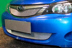 Сетка защитная в бампер Standart хром Strelka Subaru Impreza 2007-2011 ― Auto-Clover
