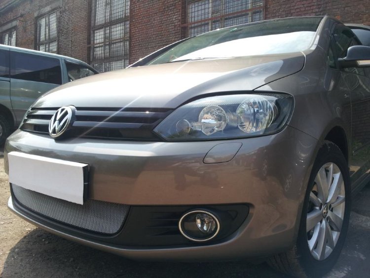 Сетка защитная в бампер Standart хром Strelka Volkswagen Golf VI 2009-2013 no.5775