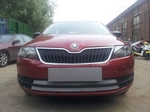 Сетка защитная в бампер Standart хром Strelka Skoda Rapid 2012-2019