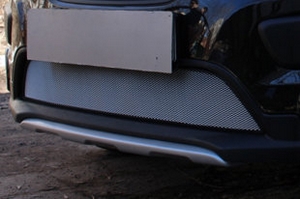 Сетка защитная в бампер Standart хром Strelka Renault Sandero Stepway 2012-2019 ― Auto-Clover