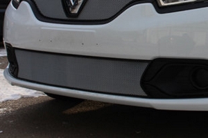 Сетка защитная в бампер Standart хром Strelka Renault Logan 2013-2019 ― Auto-Clover