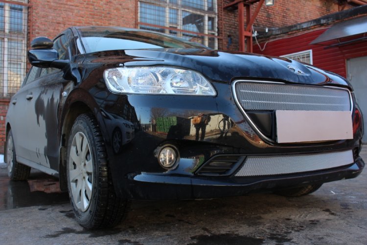 Сетка защитная в бампер Standart хром Strelka Peugeot 301 2012-2019 13428