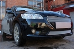 Сетка защитная в бампер Standart хром Strelka Peugeot 301 2012-2019