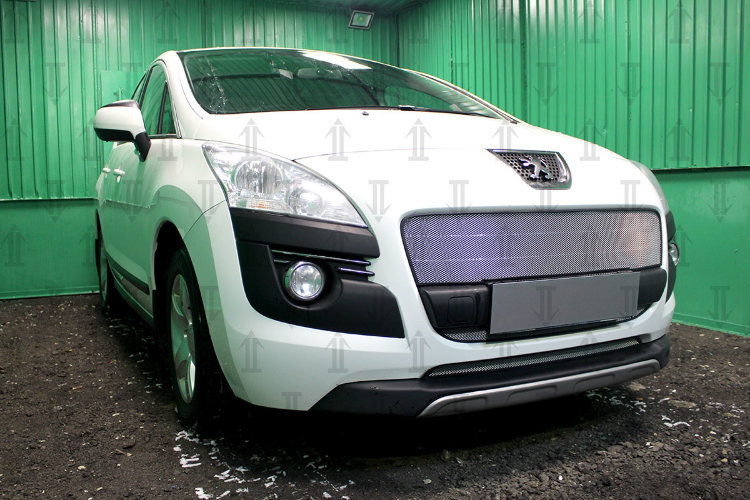 Сетка защитная в бампер Standart хром Strelka Peugeot 3008 2008-2016 13425