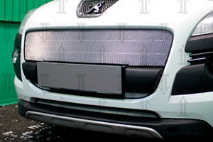 Сетка защитная в бампер Standart хром Strelka Peugeot 3008 2008-2016 ― Auto-Clover