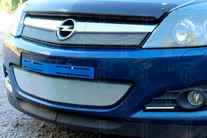 Сетка защитная в бампер Standart хром Strelka Opel Astra H 2004-2014 ― Auto-Clover