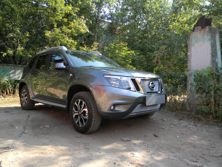 Сетка защитная в бампер Standart хром Strelka Nissan Terrano 2014-2019 13388