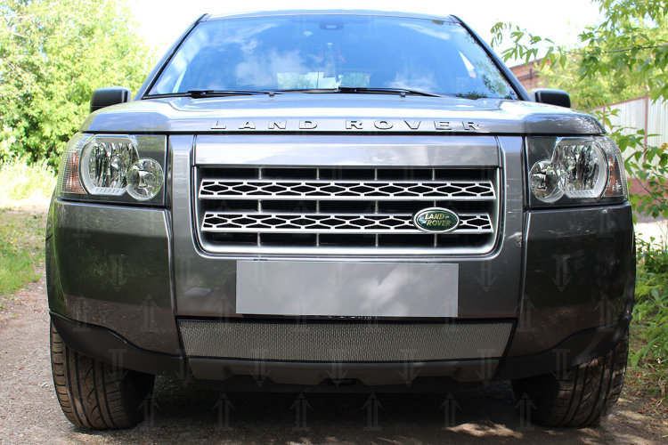 Сетка защитная в бампер Standart хром Strelka Land Rover Freelander II 2006-2015 no.5969
