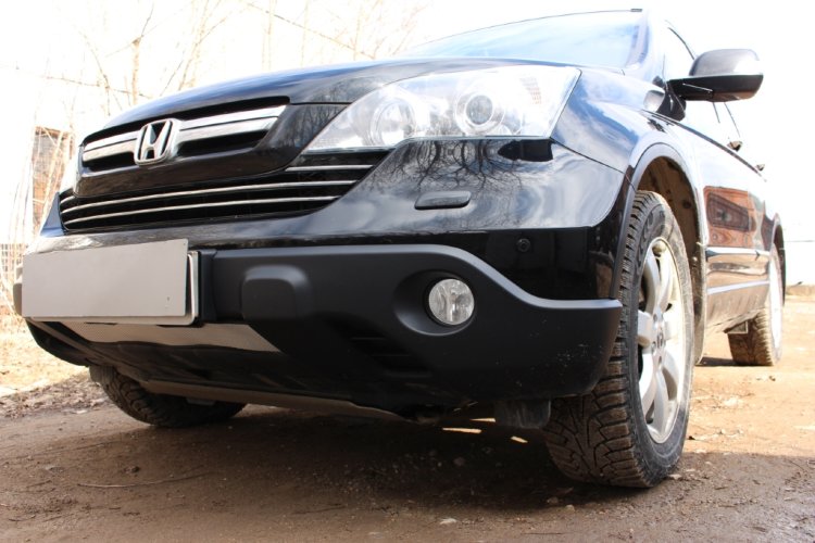 Сетка защитная в бампер Standart хром Strelka Honda CR-V III 2007-2011 no.5983