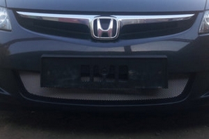 Сетка защитная в бампер Standart хром Strelka Honda Civic VIII 2006-2011 ― Auto-Clover