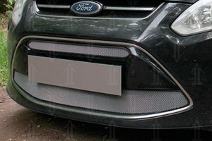 Сетка защитная в бампер Standart хром Strelka Ford C-Max 2010-2019 ― Auto-Clover