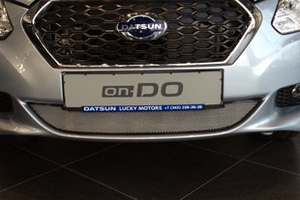 Сетка защитная в бампер Standart хром Strelka Datsun on-DO 2014-2019 ― Auto-Clover