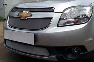 Сетка защитная в бампер Standart хром Strelka Chevrolet Orlando 2011-2019 ― Auto-Clover