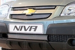 Сетка защитная в бампер Standart хром Strelka Chevrolet Niva 2002-2019