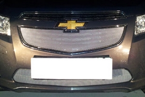 Сетка защитная в бампер Standart хром Strelka Chevrolet Cruze 2008-2016 ― Auto-Clover