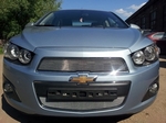 Сетка защитная в бампер Standart хром Strelka Chevrolet Aveo 2011-2019