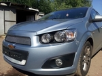 Сетка защитная в бампер Standart хром Strelka Chevrolet Aveo 2011-2019