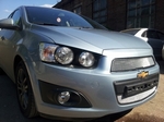 Сетка защитная в бампер Standart хром Strelka Chevrolet Aveo 2011-2019