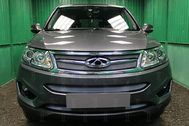 Сетка защитная в бампер Standart хром Strelka Chery Tiggo 5 2014-2019 13230