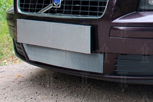 Сетка защитная в бампер Standart хром Strelka Volvo S40 2004-2012 ― Auto-Clover