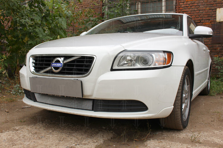 Сетка защитная в бампер Standart хром Strelka Volvo S40 2004-2012 no.6156