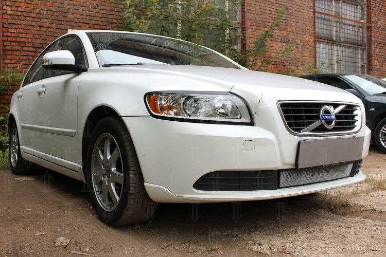 Сетка защитная в бампер Standart хром Strelka Volvo S40 2004-2012 no.6156