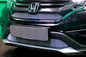 Сетка защитная в бампер Standart хром Strelka Honda CR-V IV 2012-2016 ― Auto-Clover