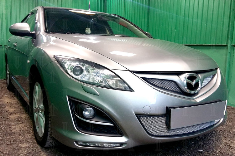 Сетка защитная в бампер Standart хром Strelka Mazda 6 II 2008-2012 13098