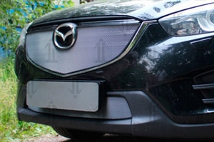 Сетка защитная в бампер Standart хром Strelka Mazda CX-5 2012-2017 ― Auto-Clover