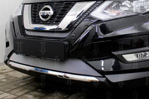 Сетка защитная в бампер Standart хром Strelka Nissan X-Trail 2014-2019 ― Auto-Clover