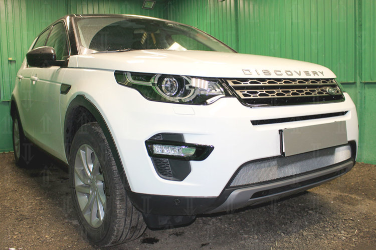 Сетка защитная в бампер Standart хром Strelka Land Rover Discovery Sport 2015-2019 no.6248