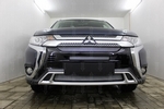 Сетка защитная в бампер Standart хром Strelka Mitsubishi Outlander III 2013-2019