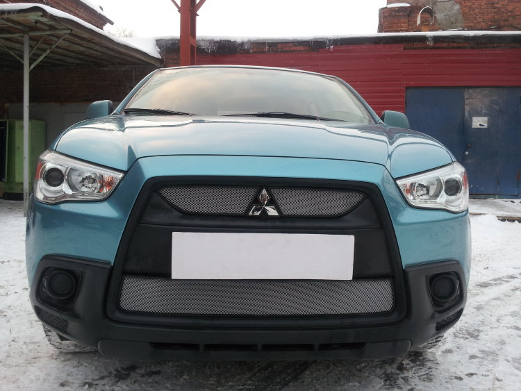 Сетка защитная в бампер Standart хром Strelka Mitsubishi ASX 2010-2019 12986