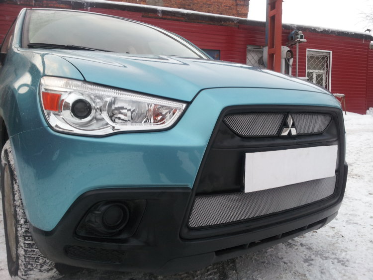 Сетка защитная в бампер Standart хром Strelka Mitsubishi ASX 2010-2019 12986