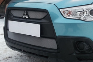 Сетка защитная в бампер Standart хром Strelka Mitsubishi ASX 2010-2019 ― Auto-Clover