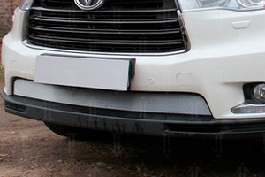 Сетка защитная в бампер Standart хром Strelka Toyota Highlander 2014-2019 ― Auto-Clover