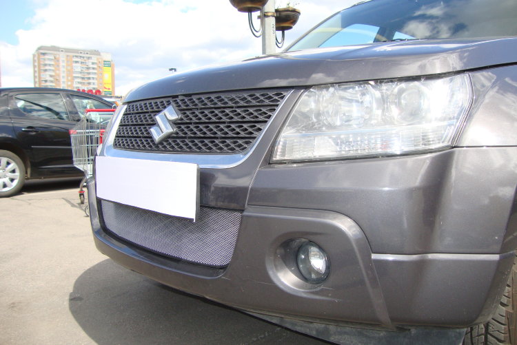 Сетка защитная в бампер Standart хром Strelka Suzuki Grand Vitara 2005-2014 no.6376