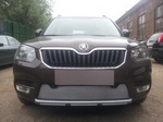 Сетка защитная в бампер Standart хром Strelka Skoda Yeti 2010-2019