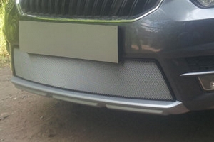 Сетка защитная в бампер Standart хром Strelka Skoda Yeti 2010-2019 ― Auto-Clover