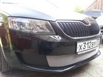 Сетка защитная в бампер Standart хром Strelka Skoda Octavia III 2013-2019
