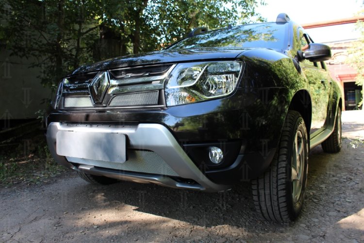 Сетка защитная в бампер Standart хром Strelka Renault Duster 2011-2019 no.6428
