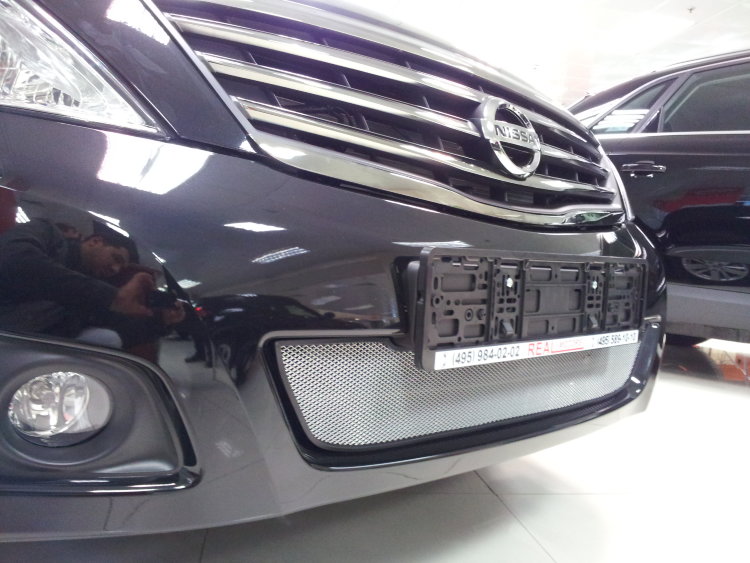 Сетка защитная в бампер Standart хром Strelka Nissan Teana 2008-2013 no.6461
