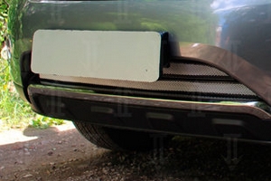 Сетка защитная в бампер Standart хром Strelka Nissan Pathfinder 2014-2019 ― Auto-Clover