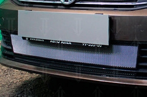 Сетка защитная в бампер Standart хром Strelka Volkswagen Polo V 2009-2019 ― Auto-Clover