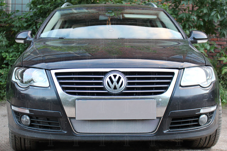 Сетка защитная в бампер Standart хром Strelka Volkswagen Passat B6 2005-2010 no.6556