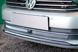 Сетка защитная в бампер Standart хром Strelka Volkswagen Passat B8​ 2015-2019 ― Auto-Clover